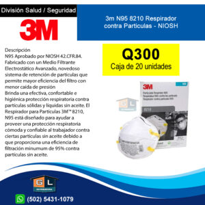 3m 8210 - GL DISTRIBUIDORA -guatemala mayo 2022