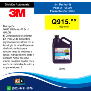 3m Perfect-It Paso 2 06095 Presentación Galón - Guatemala Junio 2022