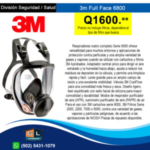 3m full face 6800 Guatemala 2022 - mayo