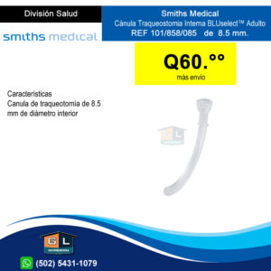 Cánula Traqueostomia Interna BLUselect™ Adulto - Ref 101 858 085 8.5mm - GL Distribuidora - GL Distribuidora