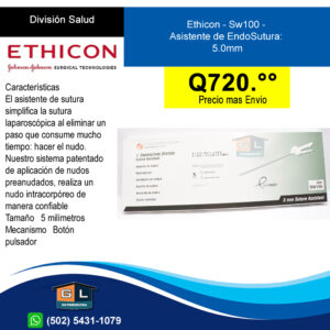 Ethicon - Sw100 - Asistente de EndoSutura 5.0mm - GL DISTRIBUIDORA