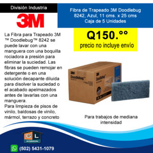 Fibra para Trapeado 3M™ Doodlebug™ 8242, Azul, 11 cm x 25 cm, GL Distribuidora Guatemala 2022