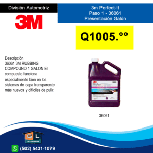Kit de pulido Perfect It 3M Galón - 36061 Guatemala Junio 2022.fw